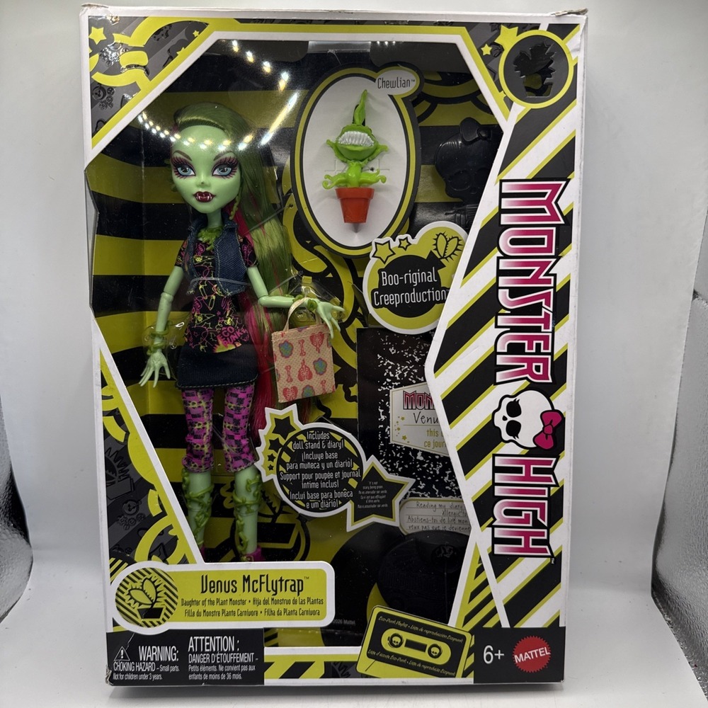 Monster High Venus McFlytrap Boo-riginal Creeproduction Doll NIB - Mattel